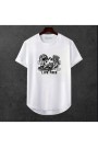 Erkek Oversize Ön Araba Baskili T-shirt Premium